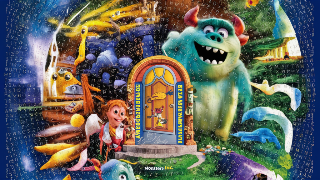 The Ultimate Monsters Inc Small Word Search for Fans of the Movie