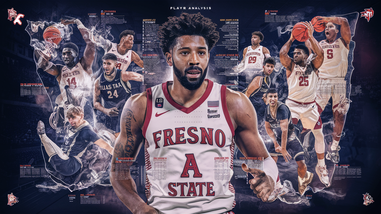 fresno state basketball vs utah state basketball match player stats​