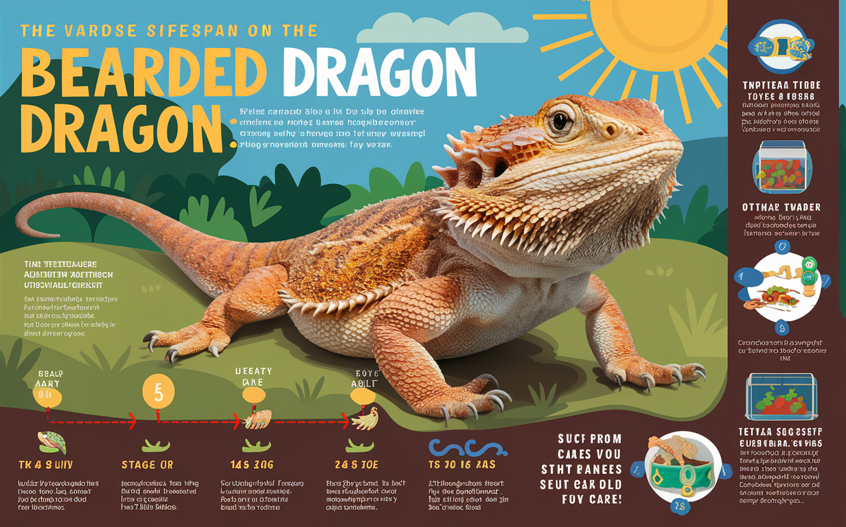 bearded dragon lifespan