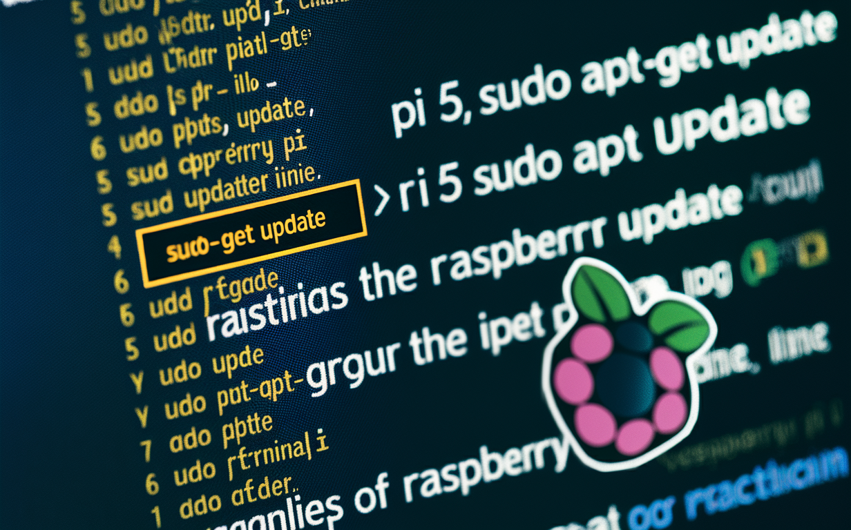 pi 5 sudo apt update​