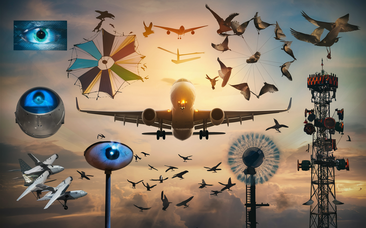 what keeps birds away from planes​