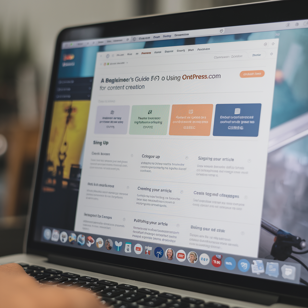 Beginner's Guide to Using Ontpress.com for Content Creation